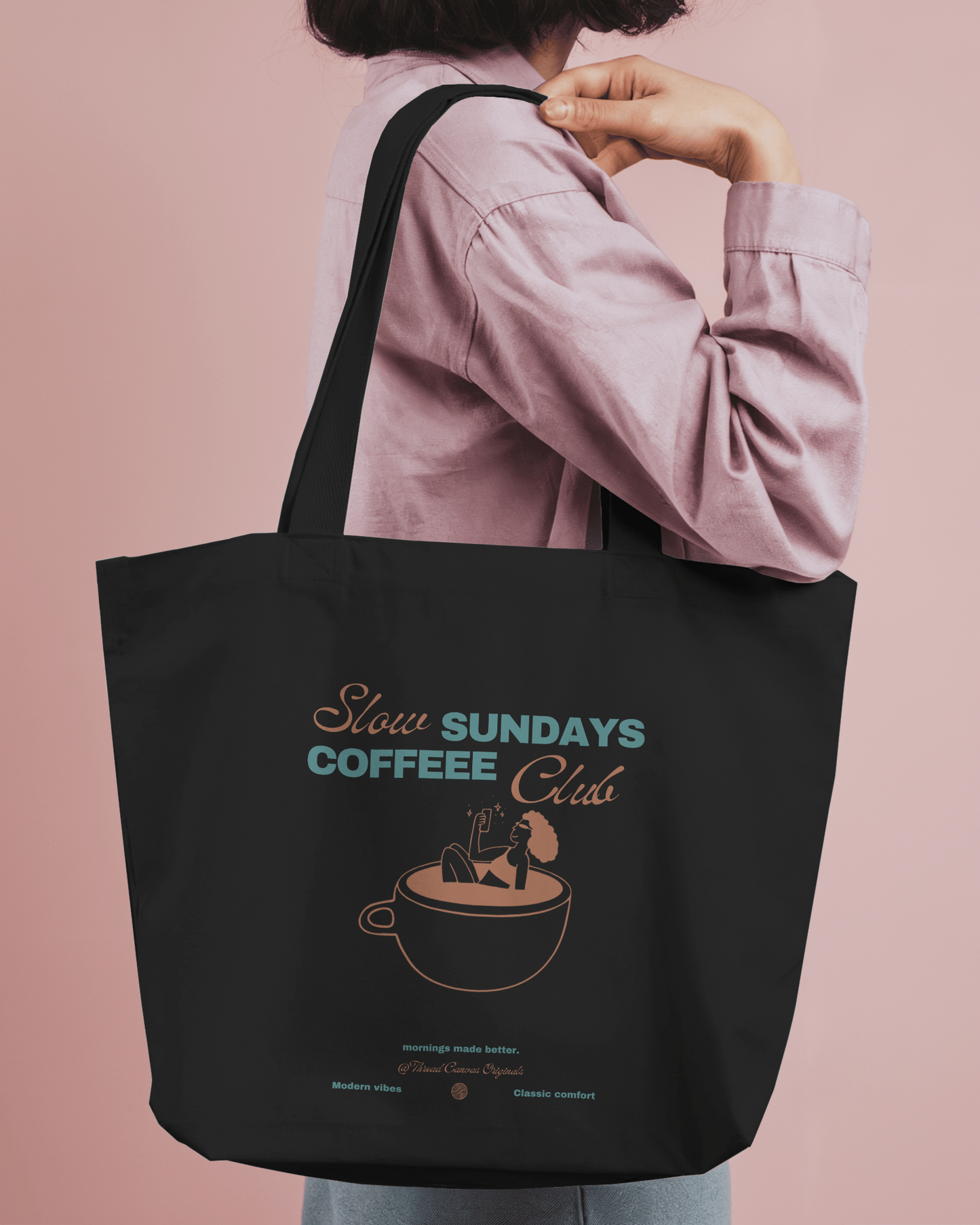 Sunday Coffee Stroll Tote | Thread Canvas Coffee Club