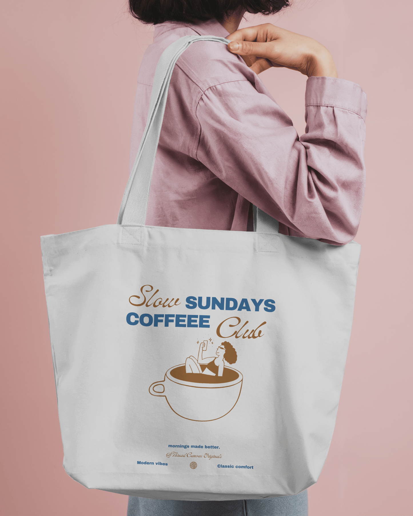 Sunday Coffee Stroll Tote | Thread Canvas Coffee Club