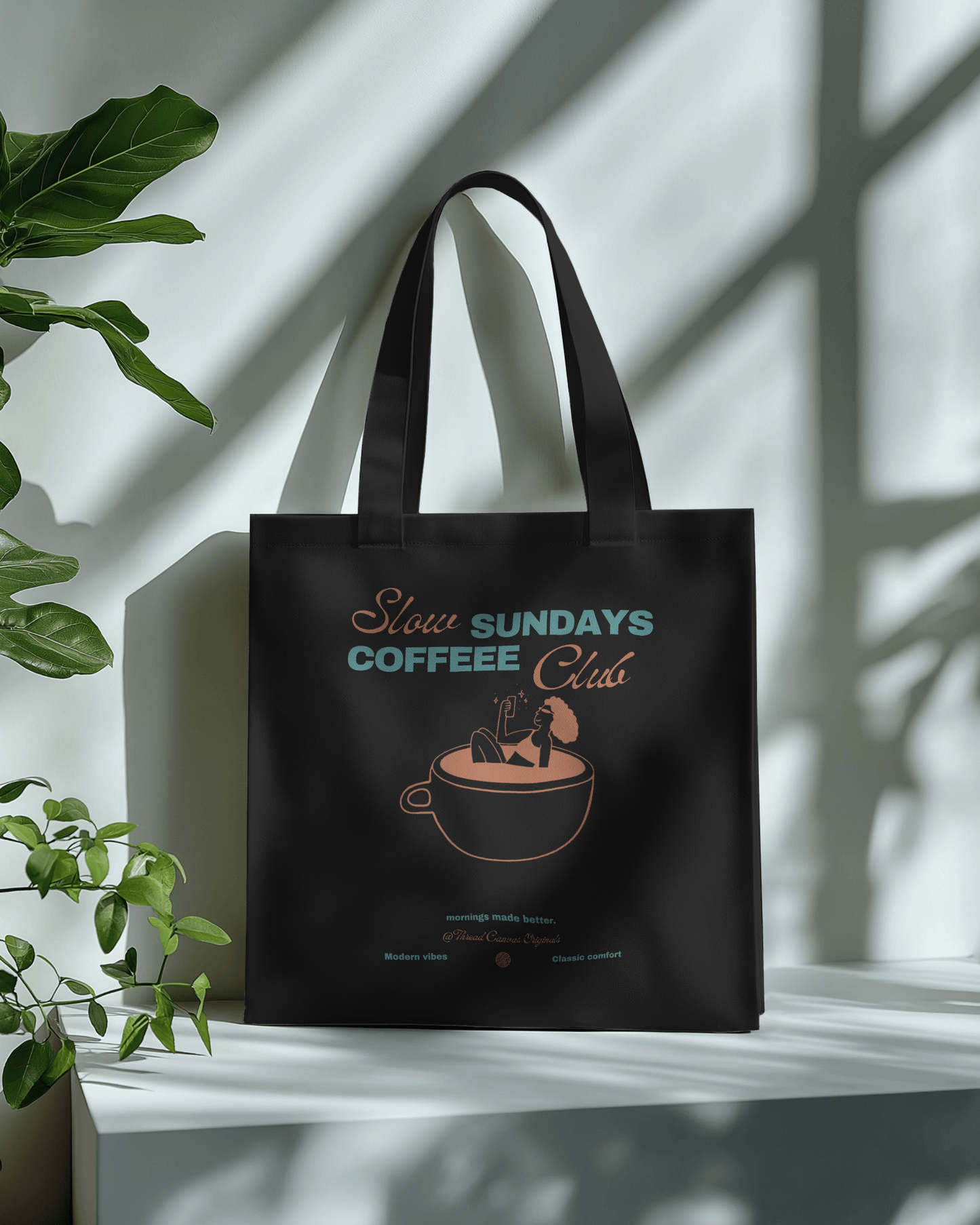 Sunday Coffee Stroll Tote | Thread Canvas Coffee Club