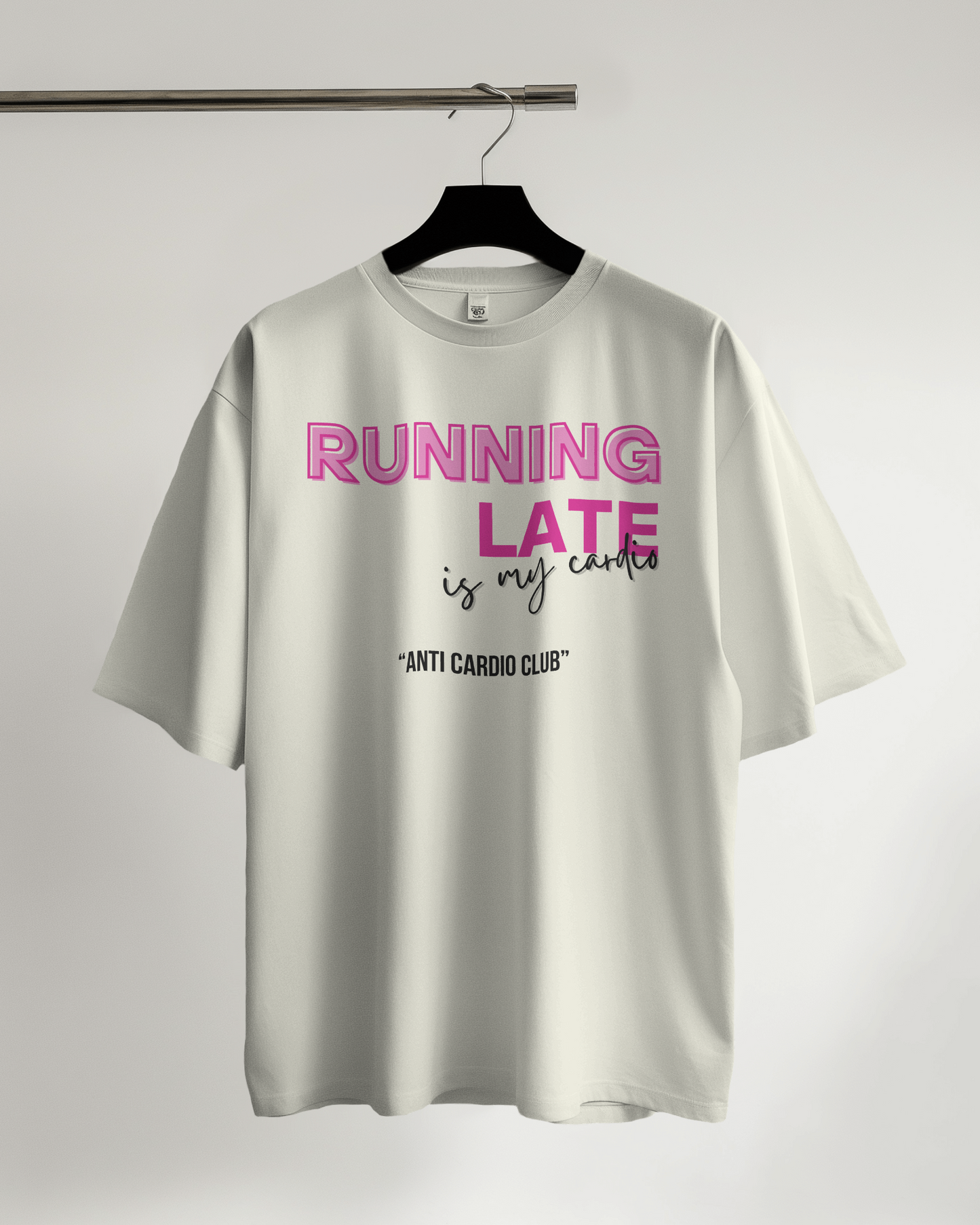 Late = Running = CARDIO | Regular T-shirt