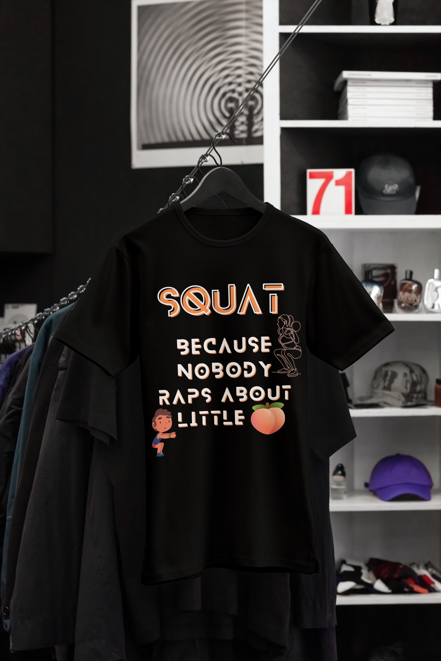 SQUAT | NO EXCUSES | Regular T-shirt