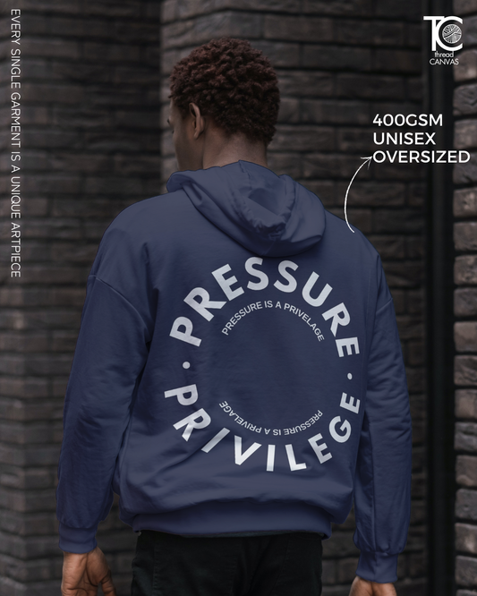 PRESSURE is a PRIVILEGE | CBUM | PREMIUM OVERSIZED FITNESS HOODIE