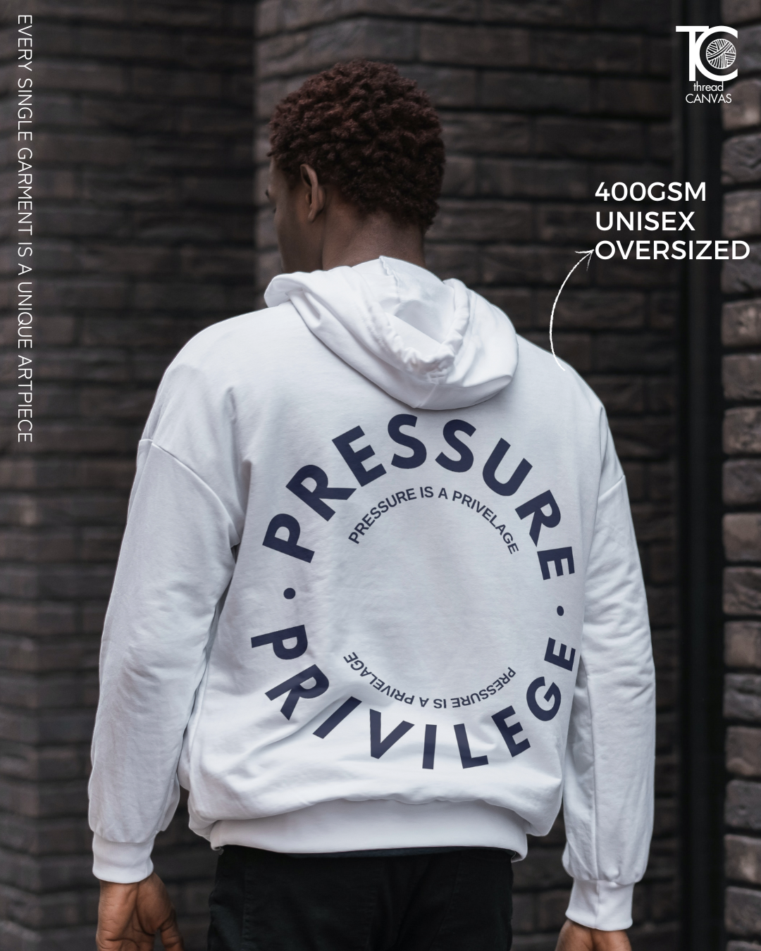 PRESSURE is a PRIVILEGE | CBUM | PREMIUM OVERSIZED FITNESS HOODIE