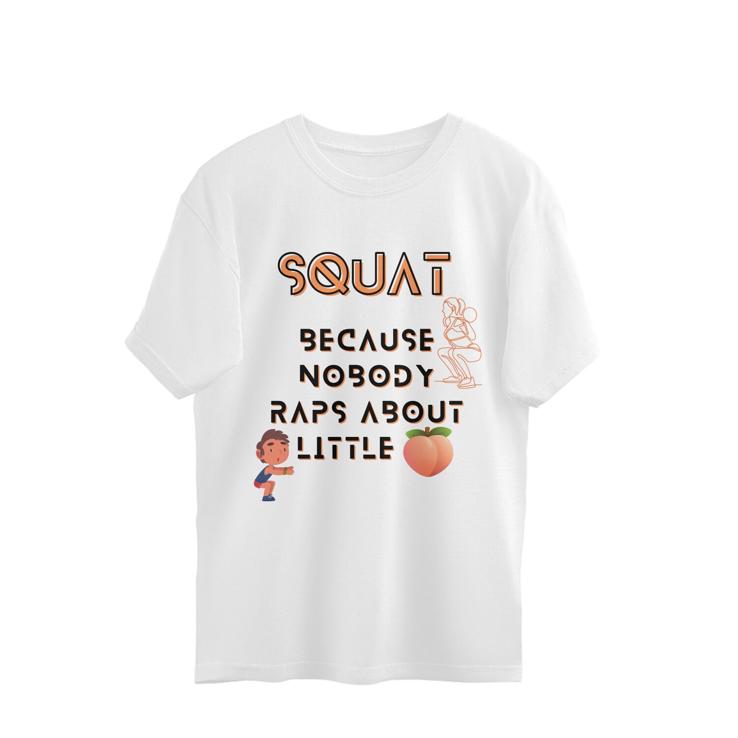 SQUAT | NO EXCUSES | Regular T-shirt