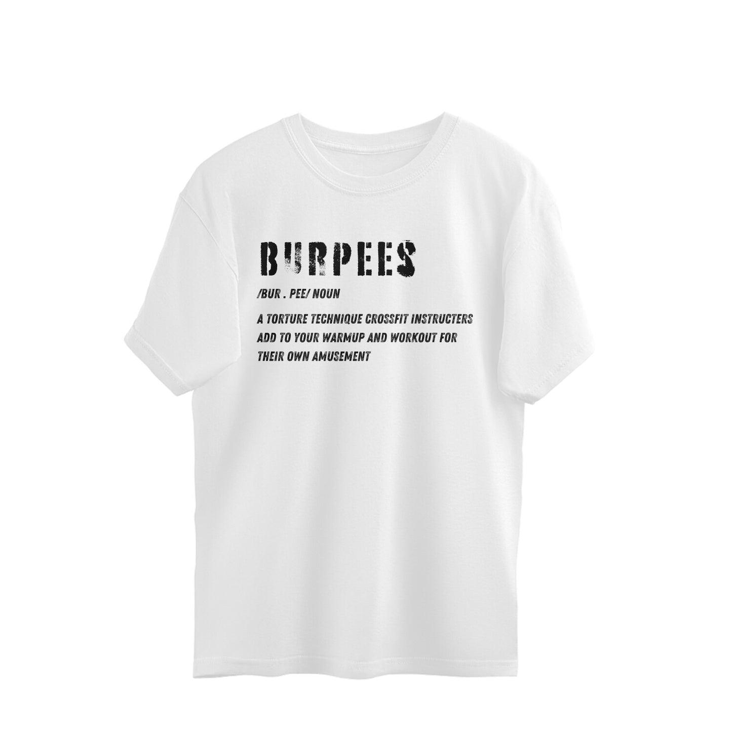 Burpees is a sin | Regular T-shirt