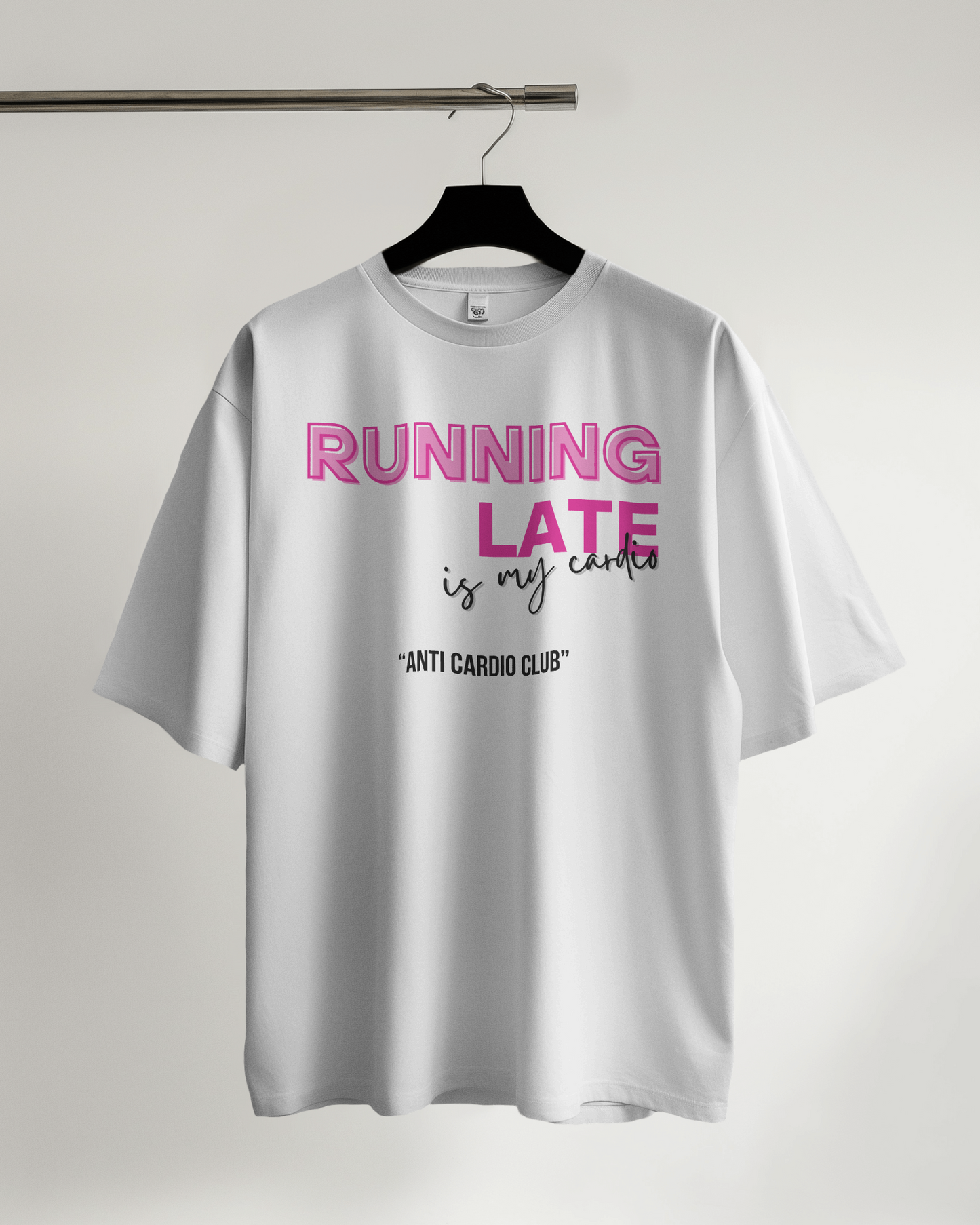Late = Running = CARDIO | Regular T-shirt